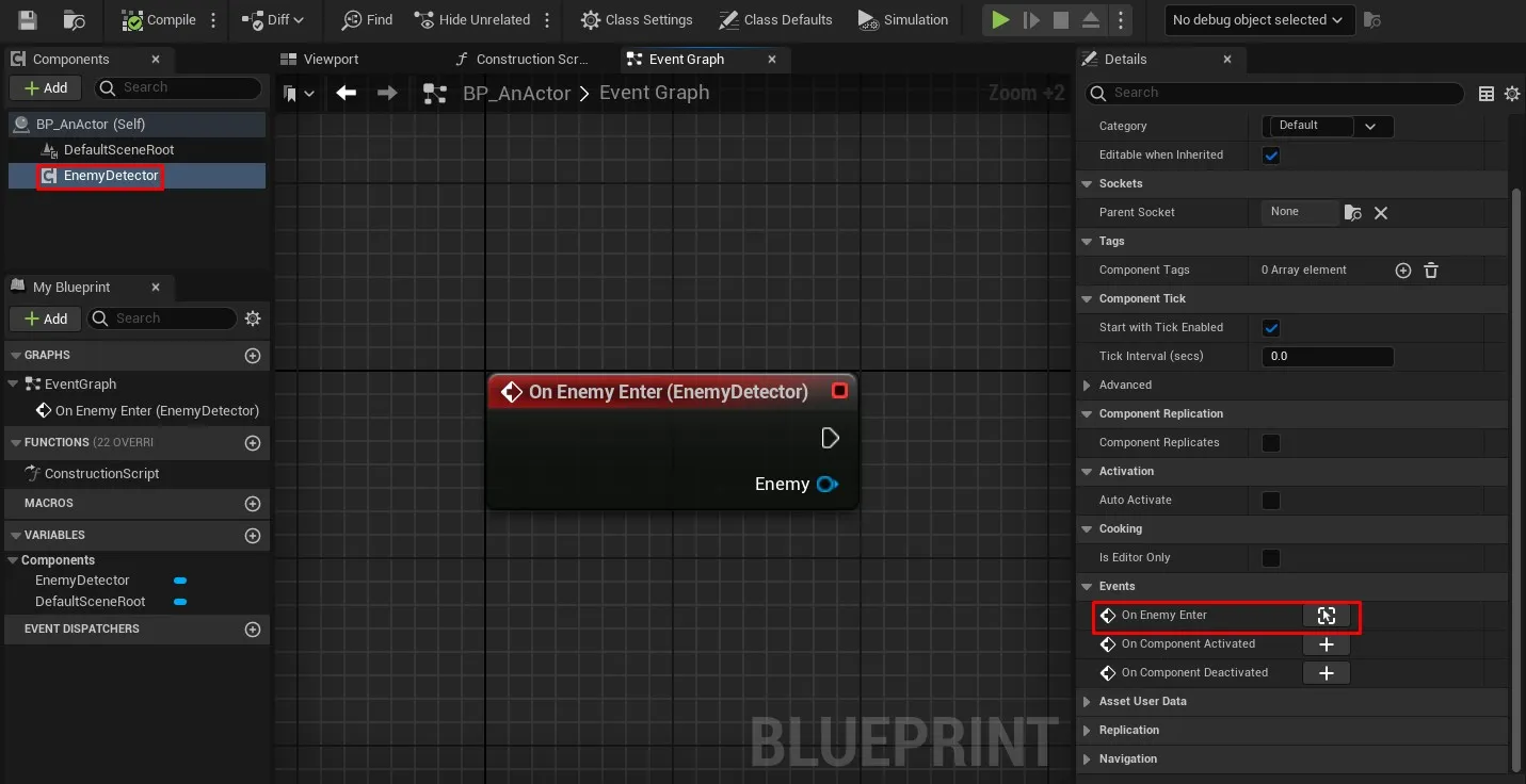 What it looks like in Blueprints editor